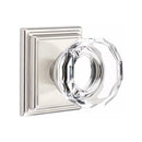 Emtek Lowell Knob With Wilshire Rosette
