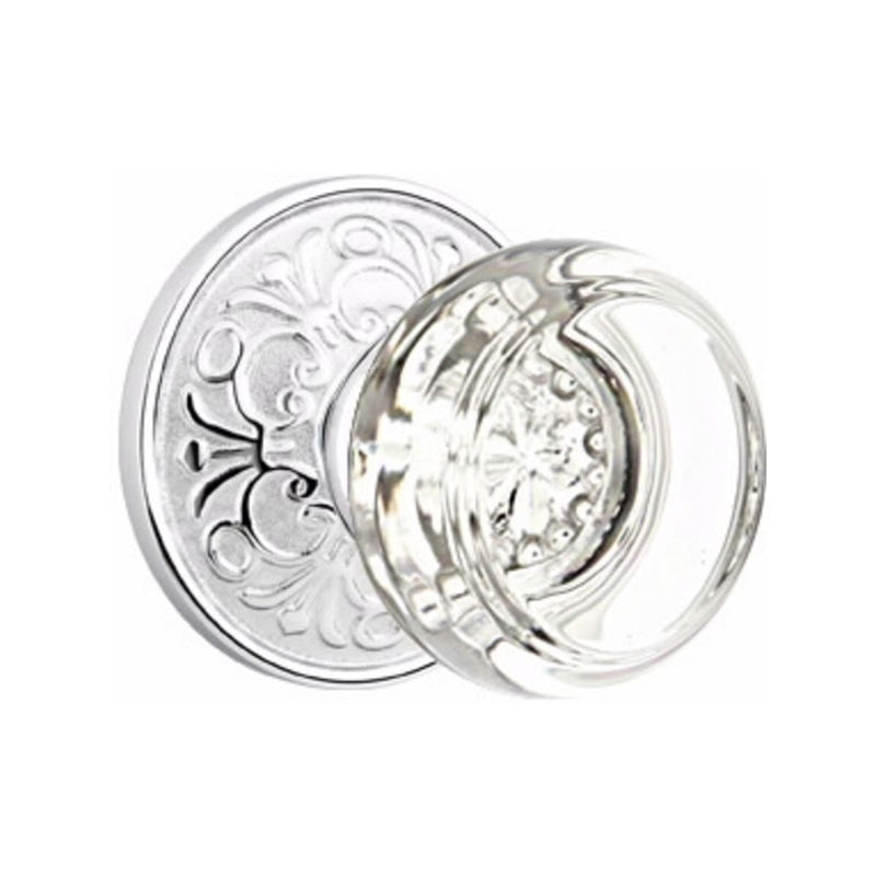 Emtek Georgetown Knob Concealed Screws With Lancaster Rosette