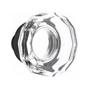 Emtek Dummy Mormont Mortise Handleset with Lowell Glass Knob