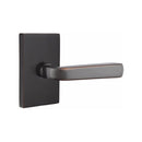Emtek Sion Lever with Modern Rectangular Rosette Concealed Screws
