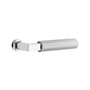 Emtek F20 Function Brisbane Mortise Handleset with Select L-Square Straight Knurled Lever