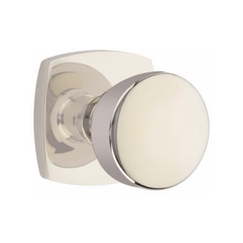 Emtek Laurent Knob  Concealed Screws with Urban Modern Rosette
