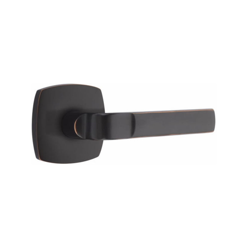 EMTEK Aston Lever Concealed Screws with Urban Modern Rosette