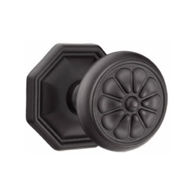 Emtek Lost Wax Petal Knob Concealed Screws with