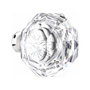Emtek F20 Function Mormont Mortise Handleset with Diamond Glass Knob