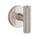 Emtek Ace Knurled Knob Concealed Fasteners with Disk Rosette