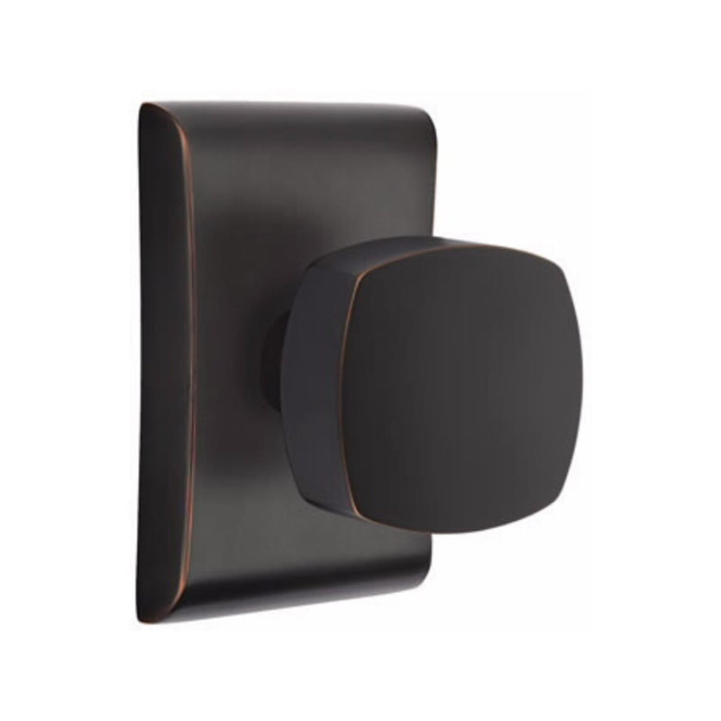 Emtek Freestone Knob Concealed Screws with Neos Rosette