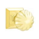 Emtek Melon Knob Concealed Screws With Quincy Rosette
