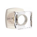 Emtek Modern Square Knob Concealed Screws with Urban Modern Rosette