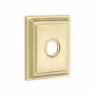 Emtek Select L-Square Smooth Lever Concealed Screws with Wilshire Rosette