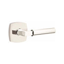 Emtek Hercules Lever with Urban Modern Rosette Concealed Screws