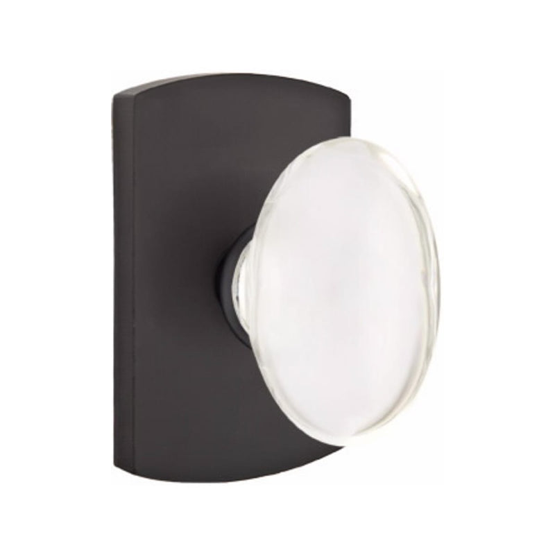 Emtek Glass Hampton Knob Concealed Screws with