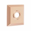Emtek Select T-BAR Knurled Lever with Quincy Rosette