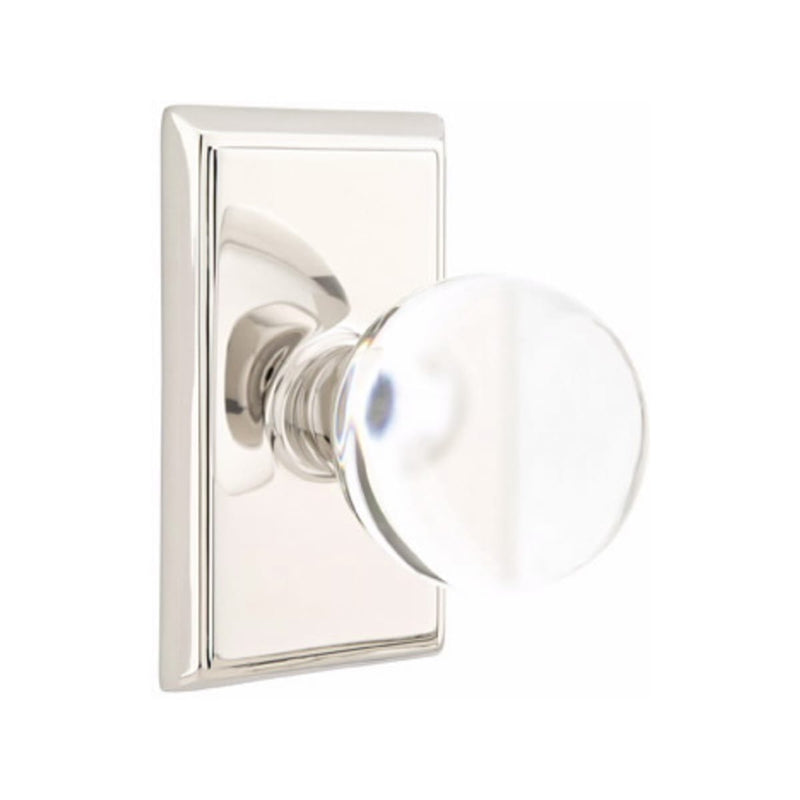 Emtek Bristol Knob Concealed Screws With Rectangular Rosette