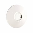 EMTEK Modern Brass Ebony Knob Concealed Screw with Modern Rosette