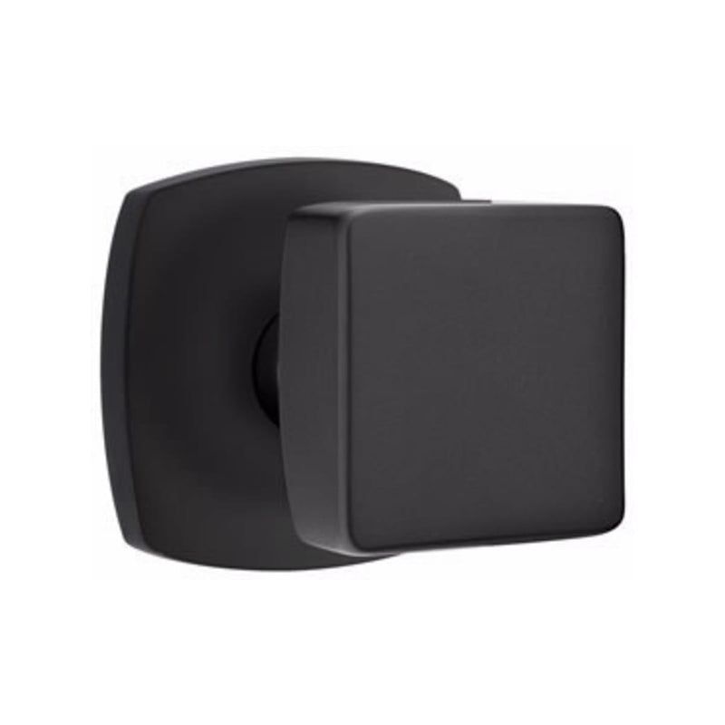 Emtek Square Knob Concealed Screws with Urban Modern Rosette