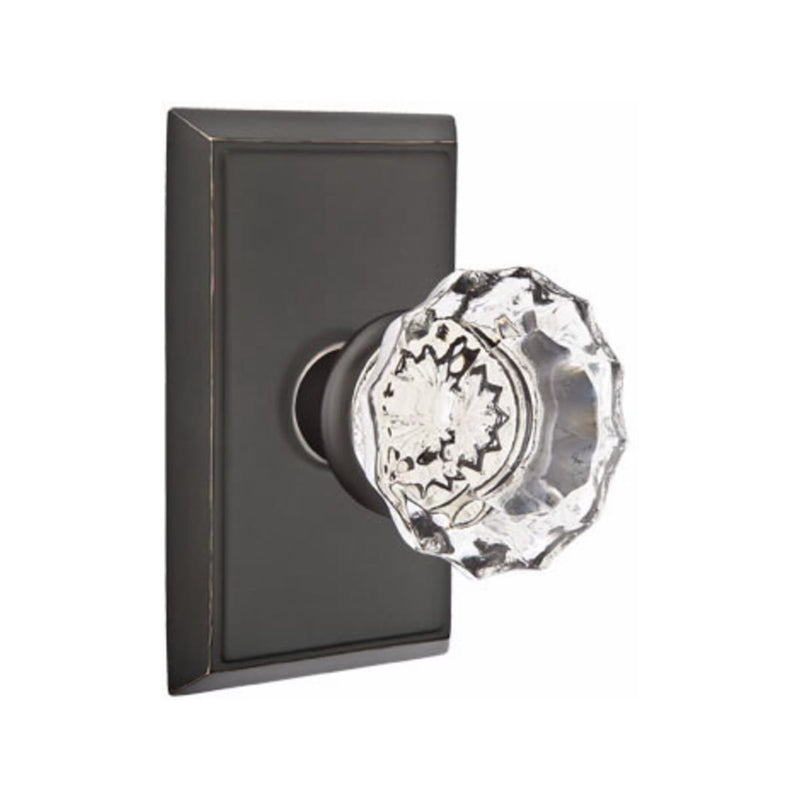 Emtek Astoria Knob With Rectangular Rosette