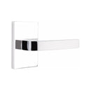 EMTEK Breslin Lever with Modern Rectangular Rosette