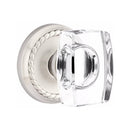 Emtek Windsor Knob Concealed Screws With Rope Rosette