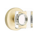 Emtek Modern Square Knob Concealed Screws with Disk Rosette