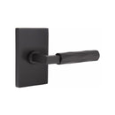 Emtek Select L-Square Tribeca Lever Concealed Screws with Modern Rectangular Rosette