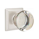Emtek Providence Knob Concealed Screws With Quincy Rosette
