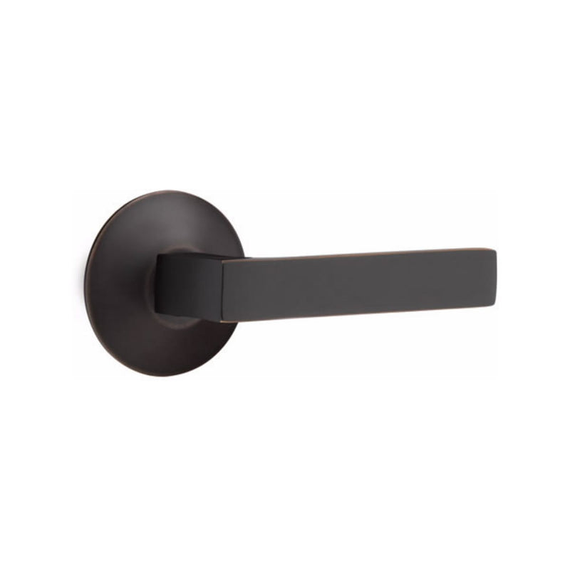 EMTEK Dumont Lever Concealed Screws with Modern Rosette