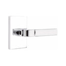 EMTEK Aston Lever with Modern Rectangular Rosette
