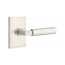Emtek Select L-Square Smooth Lever Concealed Screws with Modern Rectangular Rosette