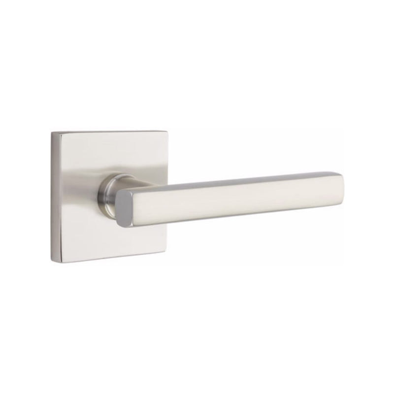 EMTEK Freestone Lever Concealed Screws with Square Rosette