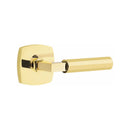 Emtek Select L-Square Faceted Lever Concealed Screws with Urban Modern Rosette