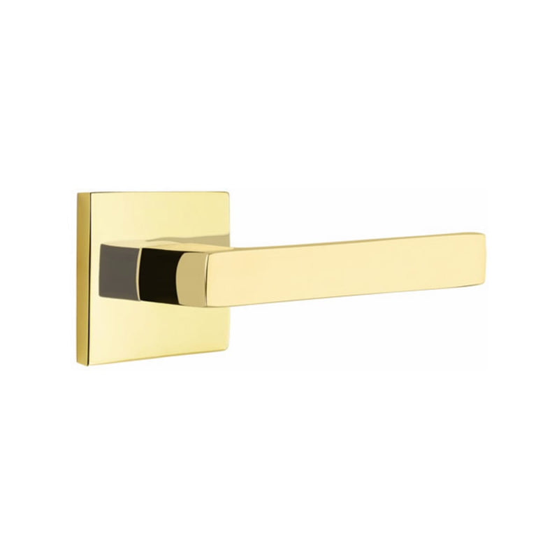 EMTEK Dumont Lever Concealed Screws with Square Rosette
