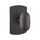 Emtek Sandcast Bronze Egg Knob Concealed Screws with