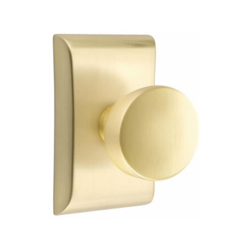 Emtek Laurent Knob Concealed Screws with Neos Rosette