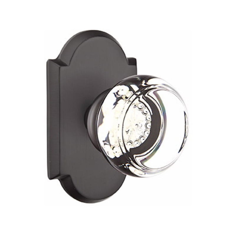 Emtek Glass Georgetown Knob Concealed Screws with