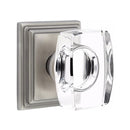 Emtek Windsor Knob Concealed Screws With Wilshire Rosette
