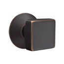 Emtek Square Concealed Screws Knob with Modern Rosette