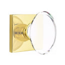 Emtek Hampton Knob Concealed Screws with Square Rosette