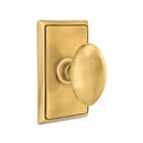 Emtek Egg Knob Concealed Screws With Rectangular Rosette