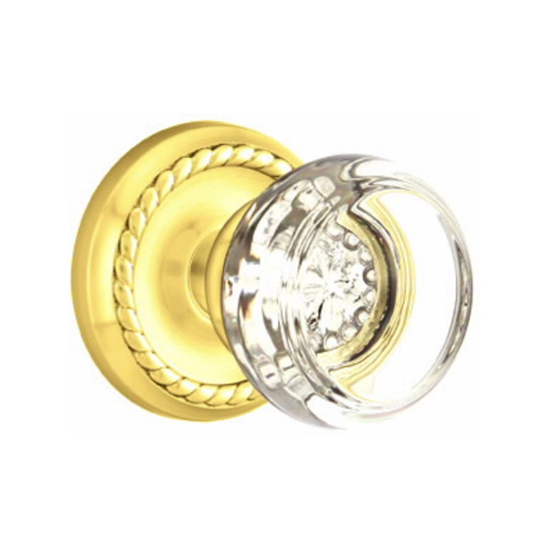 Emtek Georgetown Knob Concealed Screws With Rope Rosette