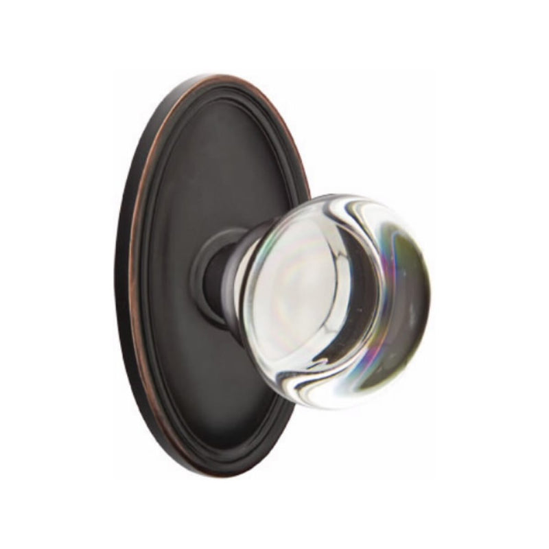 Emtek Providence Knob Concealed Screws With Oval Rosette