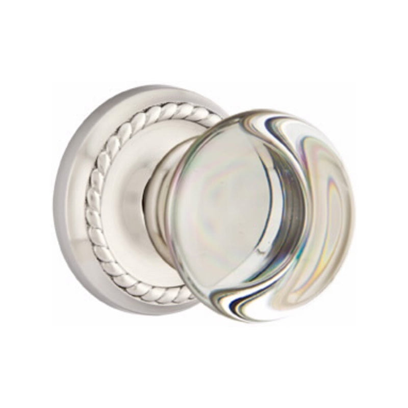 Emtek Providence Knob Concealed Screws With Rope Rosette