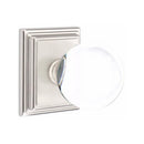 Emtek Bristol Knob Concealed Screws With Wilshire Rosette