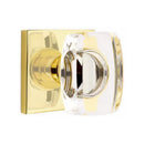 Emtek Windsor Knob Concealed Screws with Square Rosette