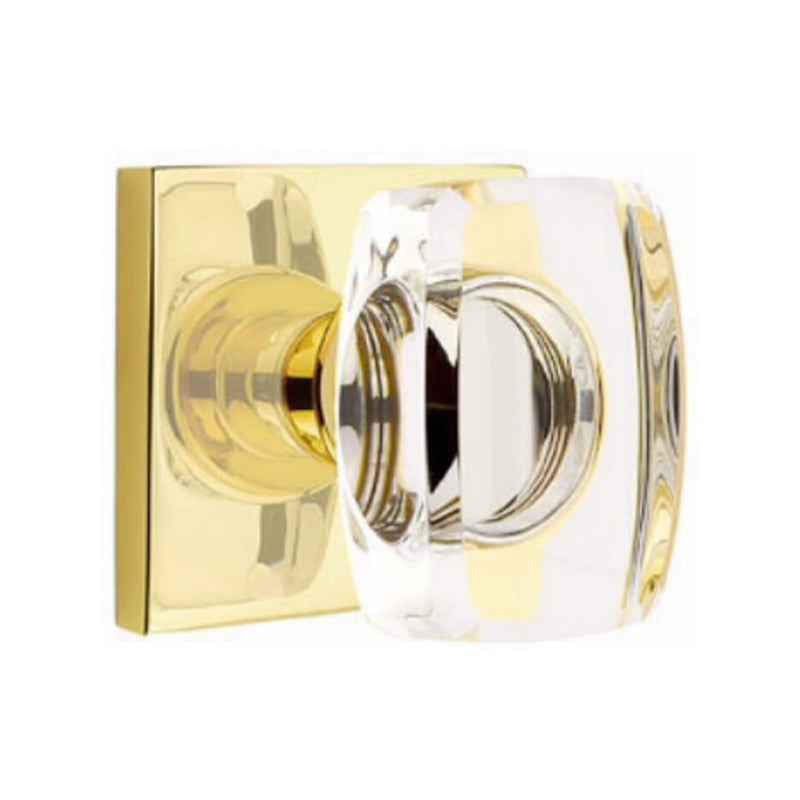 Emtek Windsor Knob Concealed Screws with Square Rosette