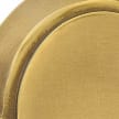 Emtek Saratoga Brass Tubular Entry set with Select Conical White Marble Knob