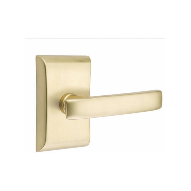 EMTEK Geneva Lever Concealed Screws with Neos Rosette