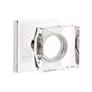Emtek Modern Square Knob Concealed Screws with Square Rosette