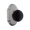 Emtek Wrought Stee Madison Black Knob with