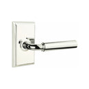 Emtek Manning Lever Concealed Screws with Rectangular Rosette